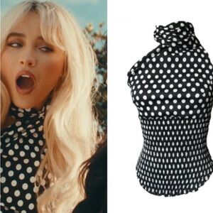 Blondita Gwen Top (Polka Dot Halter Neck Top)